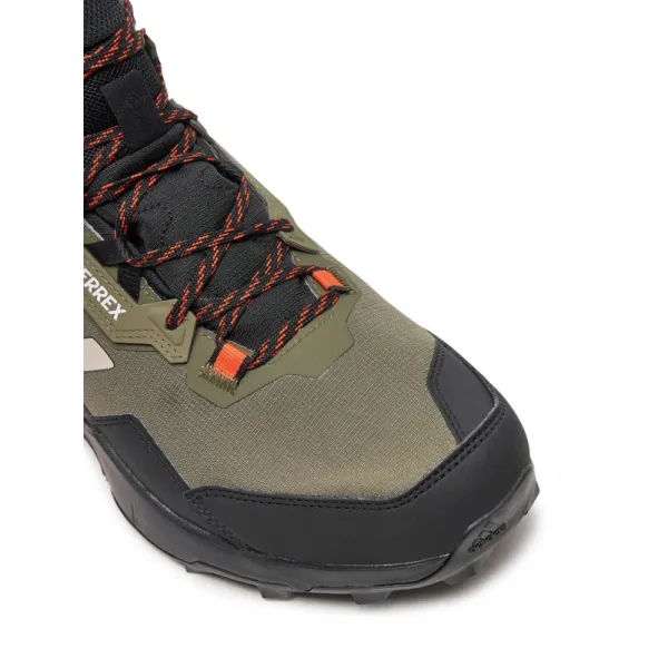 Pánska členková turistická obuv ADIDAS Terrex AX4 Mid GTX olive strata wonder beige core black