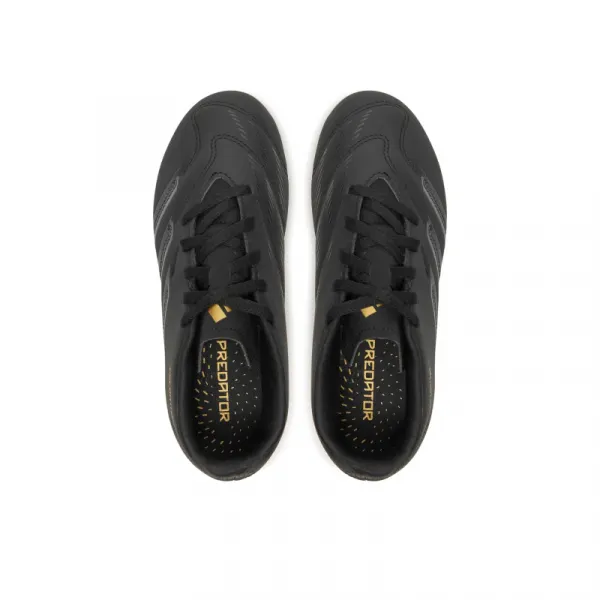 Chlapčenské futbalové kopačky outdoorové ADIDAS Predator K FG core black carbon gold met