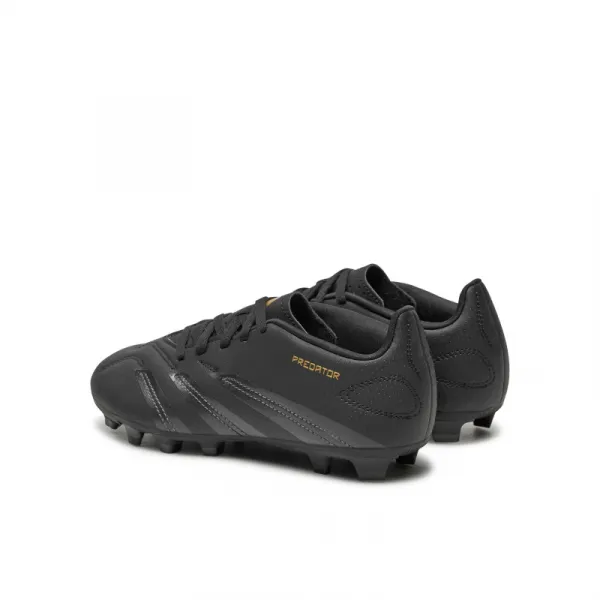 Chlapčenské futbalové kopačky outdoorové ADIDAS Predator K FG core black carbon gold met