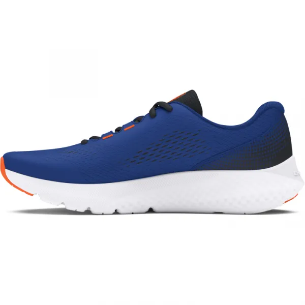 Chlapčenská športová obuv (tréningová) UNDER ARMOUR UA BGS Charged Rogue 4 tech blue black orange blast