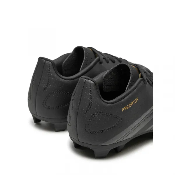 Chlapčenské futbalové kopačky outdoorové ADIDAS Predator K FG core black carbon gold met
