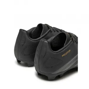 Chlapčenské futbalové kopačky outdoorové ADIDAS Predator K FG core black carbon gold met