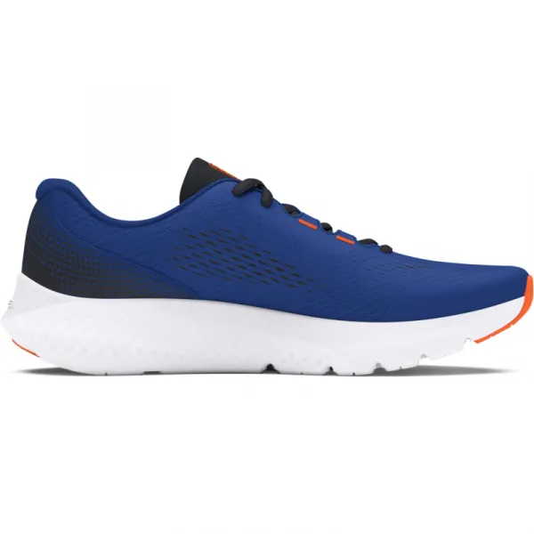 Chlapčenská športová obuv (tréningová) UNDER ARMOUR UA BGS Charged Rogue 4 tech blue black orange blast