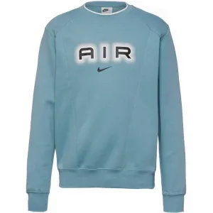 Pánska zateplená mikina NIKE M NSW SW AIR CREW FLC BB-464 DENIM TURQ BLACK