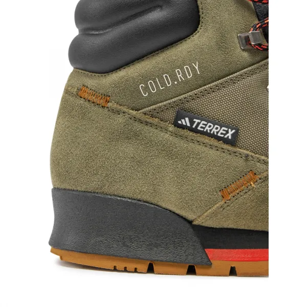 Pánska vysoká turistická obuv ADIDAS Terrex Snowpitch C.Rdy olive strata bronze strata orange