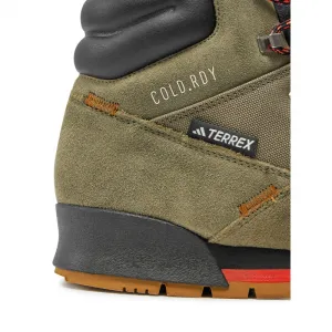 Pánska vysoká turistická obuv ADIDAS Terrex Snowpitch C.Rdy olive strata bronze strata orange
