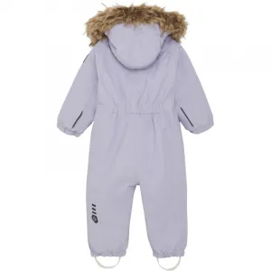 Dievčenský zimný overal COLOR KIDS Coverall W. Fake Fur-741590.6053-Languid Lavender