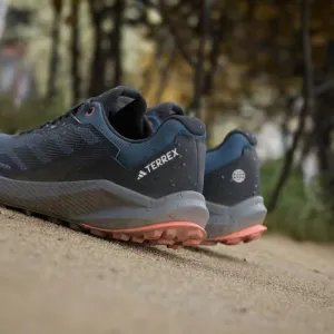 Pánska bežecká trailová obuv ADIDAS Terrex Trailrider GTX wonder steel core black impact orange