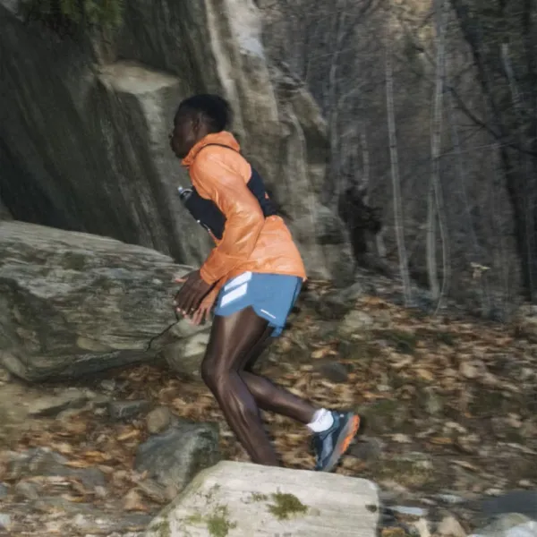 Pánska bežecká trailová obuv ADIDAS Terrex Trailrider GTX wonder steel core black impact orange