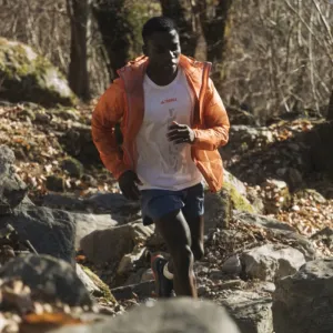 Pánska bežecká trailová obuv ADIDAS Terrex Trailrider GTX wonder steel core black impact orange