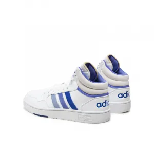 Pánska rekreačná obuv ADIDAS Hoops 3.0 Mid cloud white blue spark semi cobalt blue