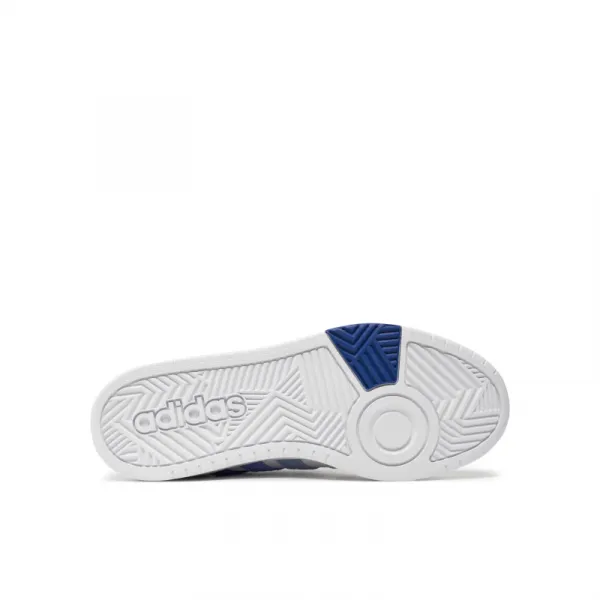 Pánska rekreačná obuv ADIDAS Hoops 3.0 Mid cloud white blue spark semi cobalt blue