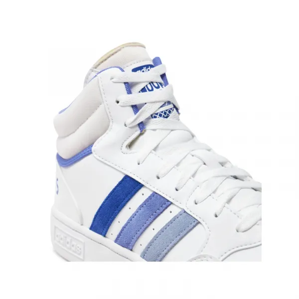 Pánska rekreačná obuv ADIDAS Hoops 3.0 Mid cloud white blue spark semi cobalt blue