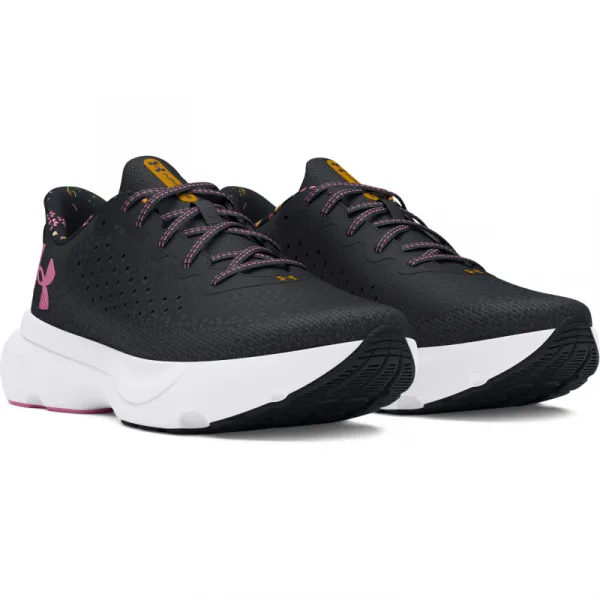Dámska bežecká obuv UNDER ARMOUR UA W Infinite Print black anthracite meta pink
