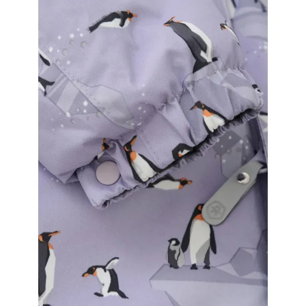 Dievčenský zimný overal COLOR KIDS Coverall - AOP-741593.6053-Languid Lavender