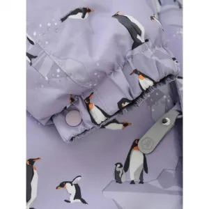 Dievčenský zimný overal COLOR KIDS Coverall - AOP-741593.6053-Languid Lavender