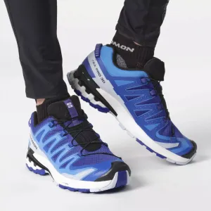 Pánska bežecká trailová obuv SALOMON XA Pro 3D V9 surf the web ibiza blue white