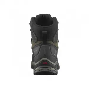 Pánska vysoká turistická obuv SALOMON Quest 4 GTX olive night peat safari