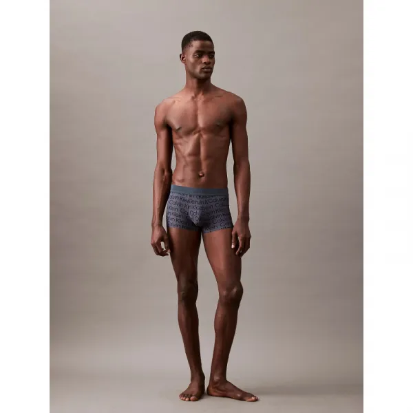 Pánske boxerky CALVIN KLEIN 1 PACK-LOW RISE TRUNK-MESH LOGO_INK