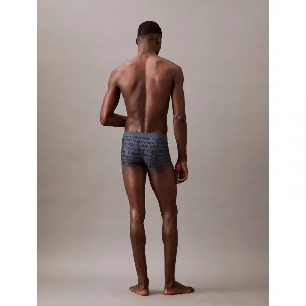 Pánske boxerky CALVIN KLEIN 1 PACK-LOW RISE TRUNK-MESH LOGO_INK