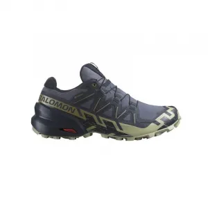 Pánska bežecká trailová obuv SALOMON Speedcross 6 GTX grisaille carbon tea