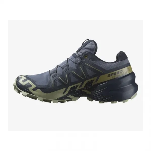 Pánska bežecká trailová obuv SALOMON Speedcross 6 GTX grisaille carbon tea
