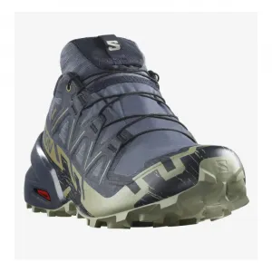 Pánska bežecká trailová obuv SALOMON Speedcross 6 GTX grisaille carbon tea