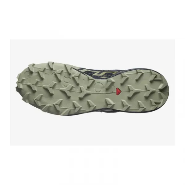 Pánska bežecká trailová obuv SALOMON Speedcross 6 GTX grisaille carbon tea