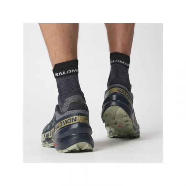 Pánska bežecká trailová obuv SALOMON Speedcross 6 GTX grisaille carbon tea