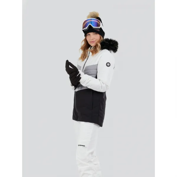 Dámska lyžiarska bunda FUNDANGO Salina Padded Jacket-100-white
