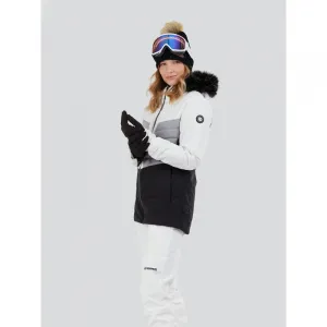 Dámska lyžiarska bunda FUNDANGO Salina Padded Jacket-100-white