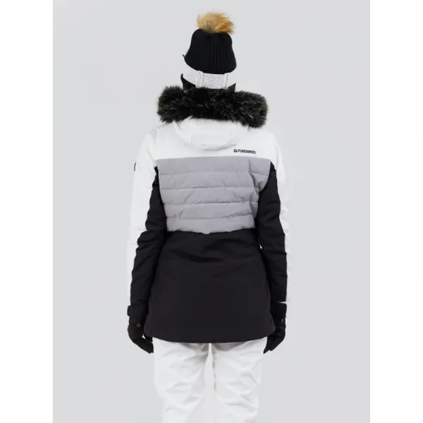 Dámska lyžiarska bunda FUNDANGO Salina Padded Jacket-100-white
