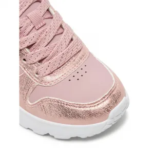 Dievčenské členkové zimné topánky SKECHERS Uno Lite Comfurt Collar mauve