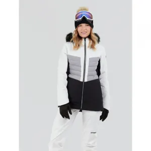 Dámska lyžiarska bunda FUNDANGO Salina Padded Jacket-100-white