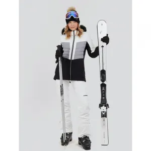 Dámska lyžiarska bunda FUNDANGO Salina Padded Jacket-100-white