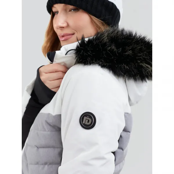 Dámska lyžiarska bunda FUNDANGO Salina Padded Jacket-100-white
