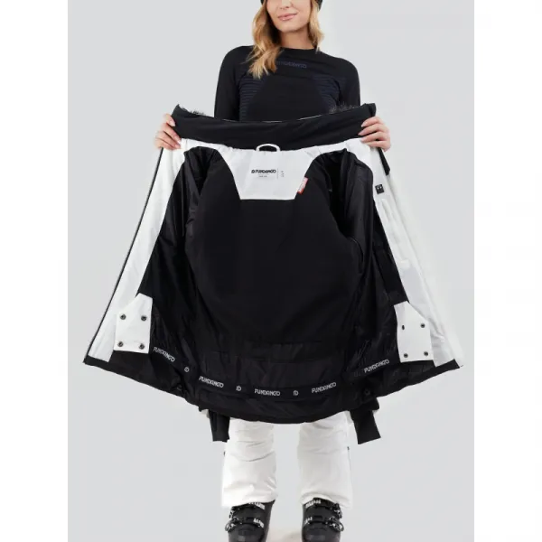 Dámska lyžiarska bunda FUNDANGO Salina Padded Jacket-100-white