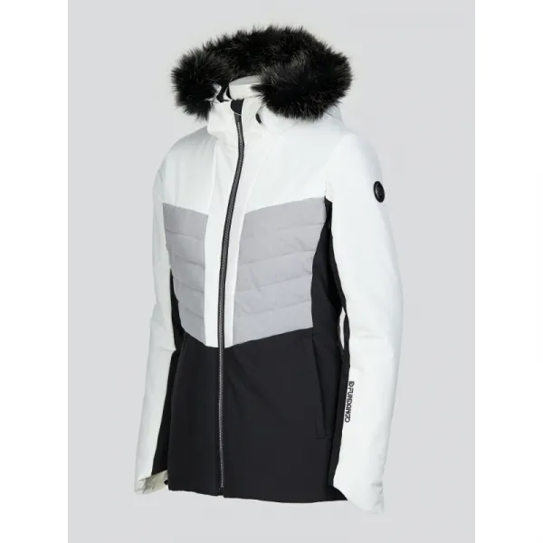 Dámska lyžiarska bunda FUNDANGO Salina Padded Jacket-100-white