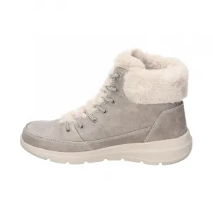 Dámske členkové zimné topánky SKECHERS Glacial Ultra taupe