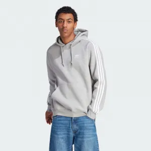 Pánska zateplená mikina s kapucňou ADIDAS ORIGINALS 3-stripes hoody-Grey