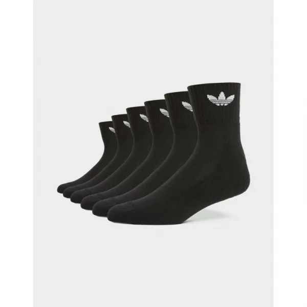 Ponožky ADIDAS 6 PACK-MID ANKLE SCK-BLACK
