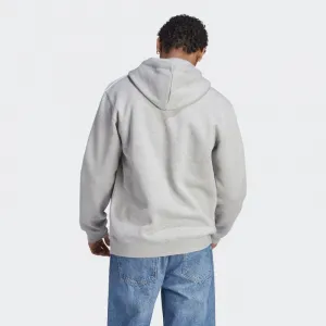 Pánska zateplená mikina s kapucňou ADIDAS ORIGINALS 3-stripes hoody-Grey