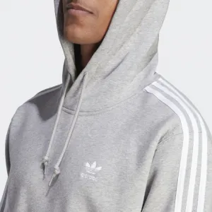 Pánska zateplená mikina s kapucňou ADIDAS ORIGINALS 3-stripes hoody-Grey