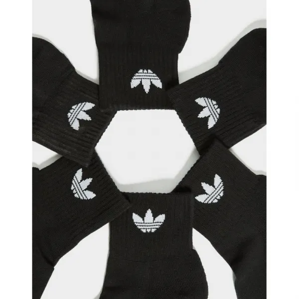 Ponožky ADIDAS 6 PACK-MID ANKLE SCK-BLACK