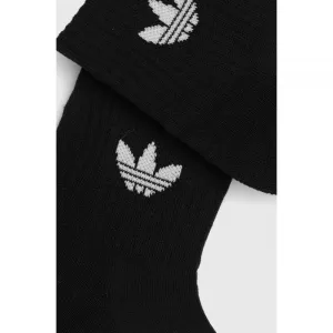 Ponožky ADIDAS 6 PACK-MID ANKLE SCK-BLACK