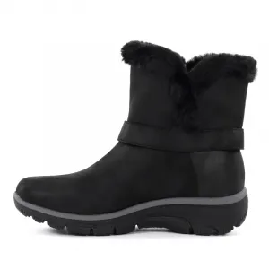 Dámske členkové zimné topánky SKECHERS Easy Going Dreamer black black