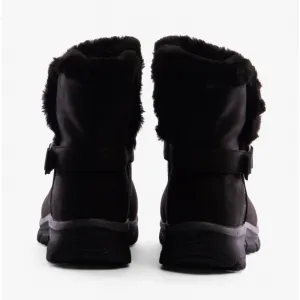 Dámske členkové zimné topánky SKECHERS Easy Going Dreamer black black