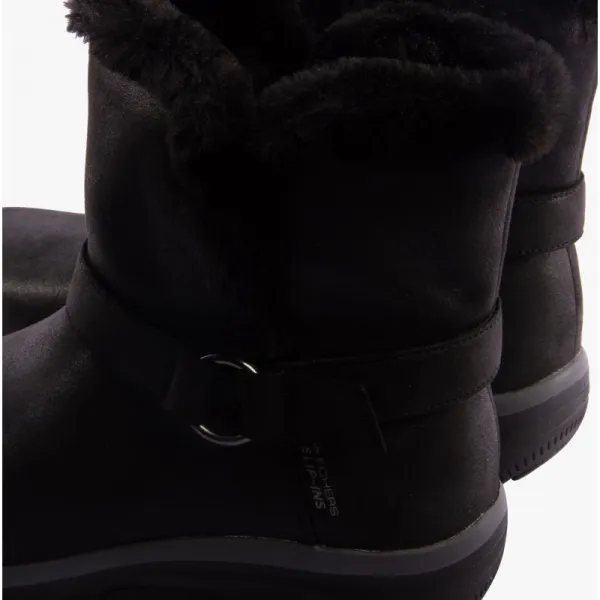 Dámske členkové zimné topánky SKECHERS Easy Going Dreamer black black