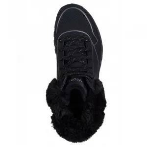 Dámske členkové zimné topánky SKECHERS Uno Rugged Zip Up black black