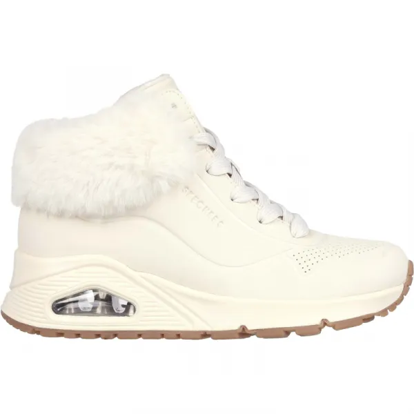 Dievčenské členkové zimné topánky SKECHERS Uno Fall Air natural